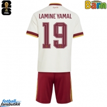 Spania Lamine Yamal #19 Bortedraktsett Barn VM 2026 Kortermet (+ Korte bukser)